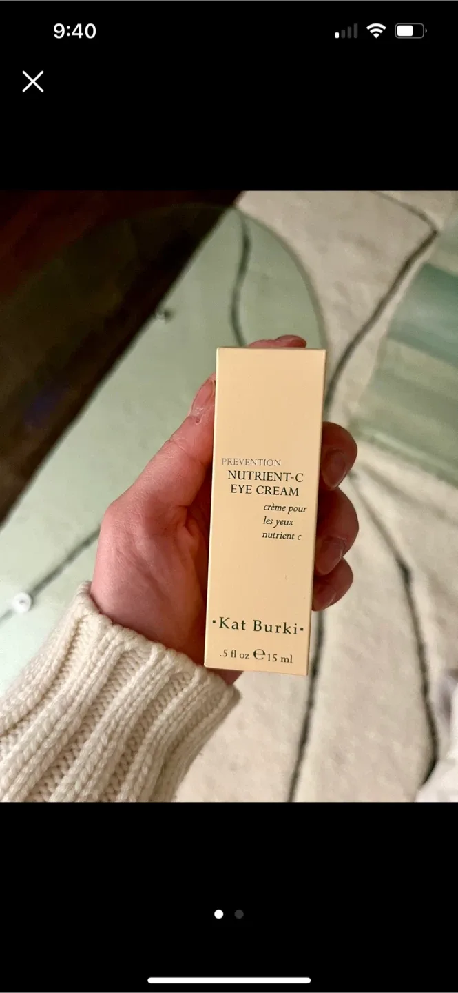 Kat Burki Nutrient C Eye Cream, retails $118+