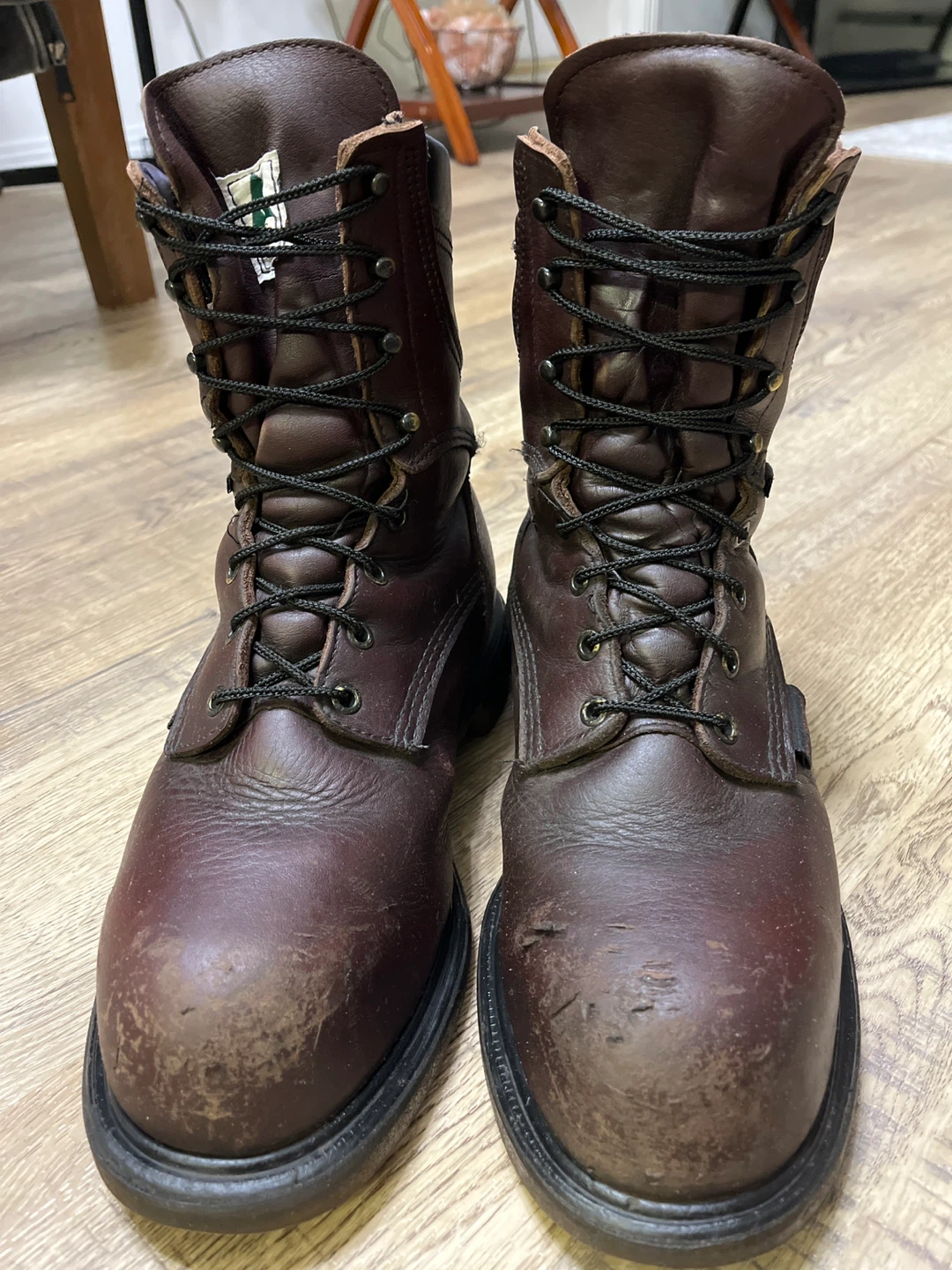 Red Wing Brown Leather Work Boots - photo 2