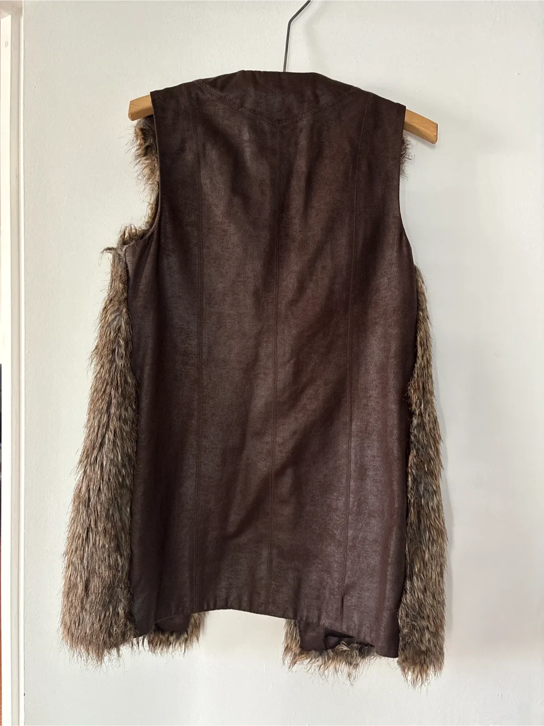 Rachel Roy Faux Fur Vest - Size XS image indicator(3)