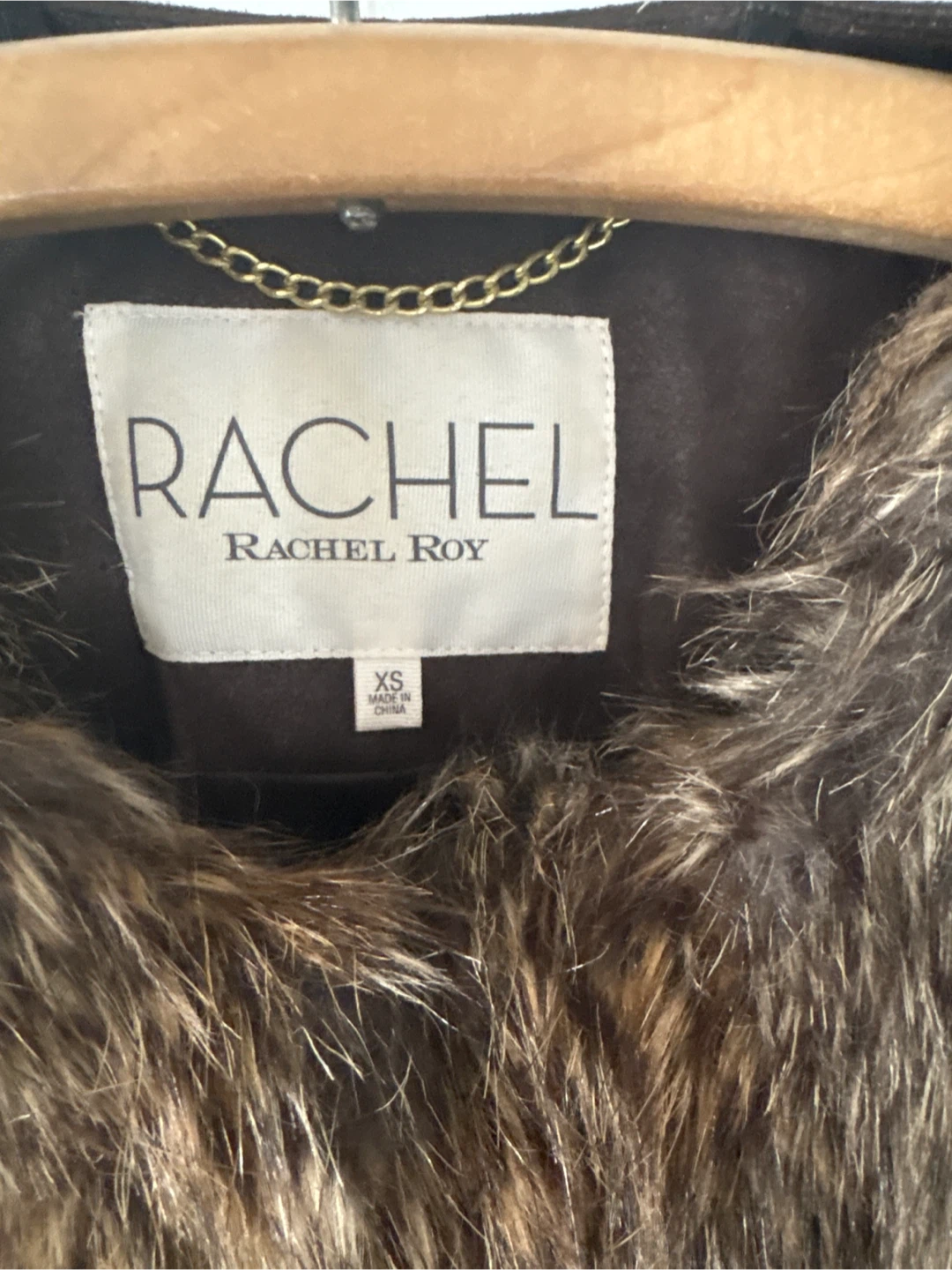 Rachel Roy Faux Fur Vest - Size XS - photo 2