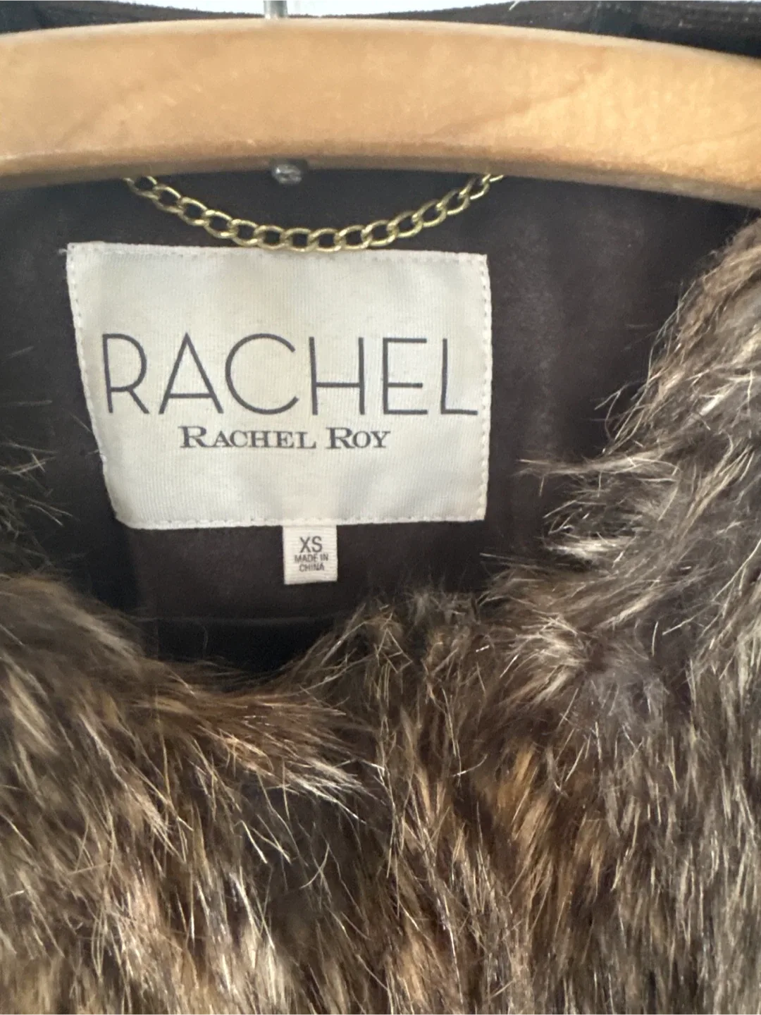 Rachel Roy Faux Fur Vest - Size XS image indicator(2)