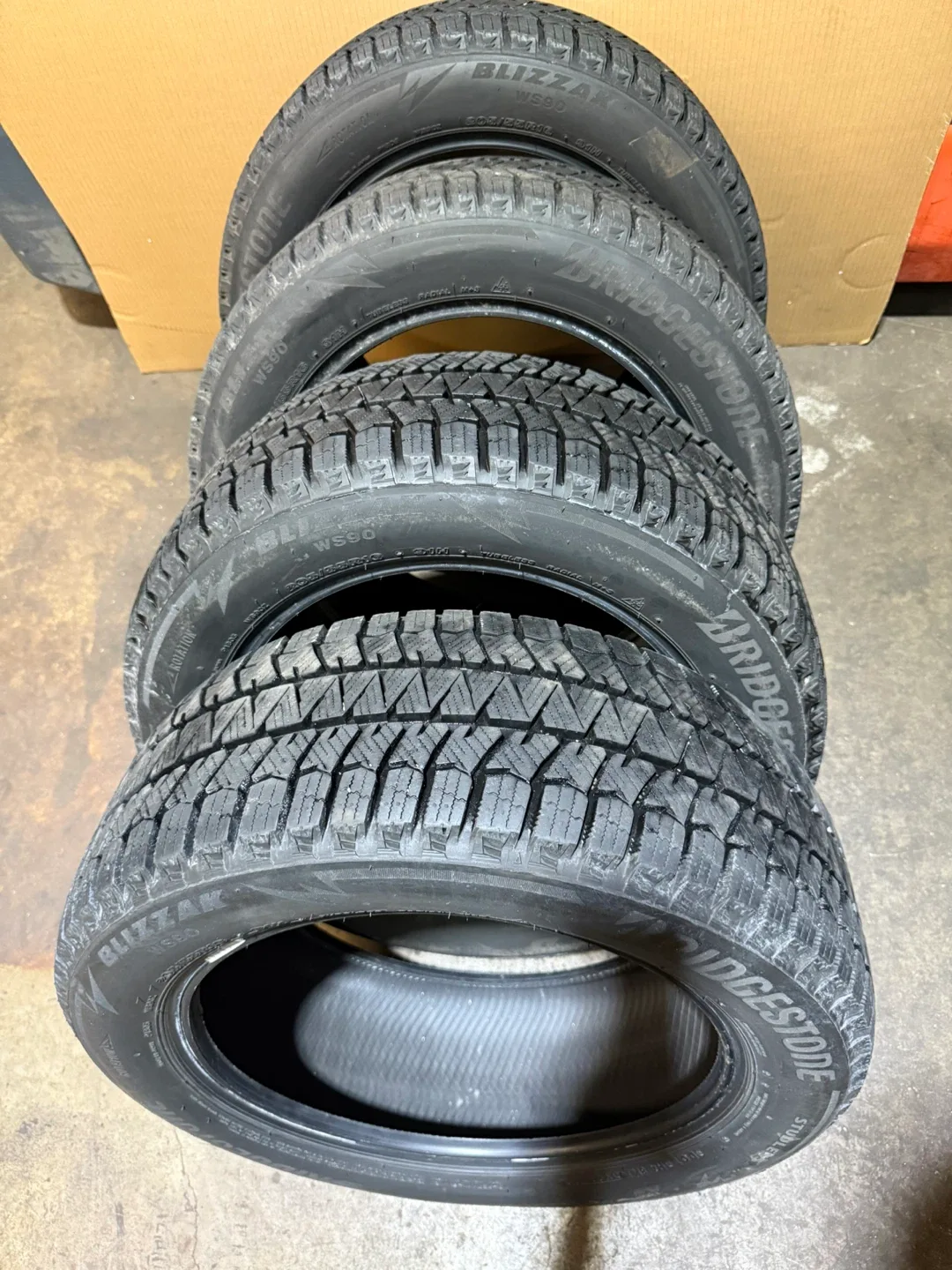 Bridgestone Blizzak WS90 205/55R16 Winter Tires