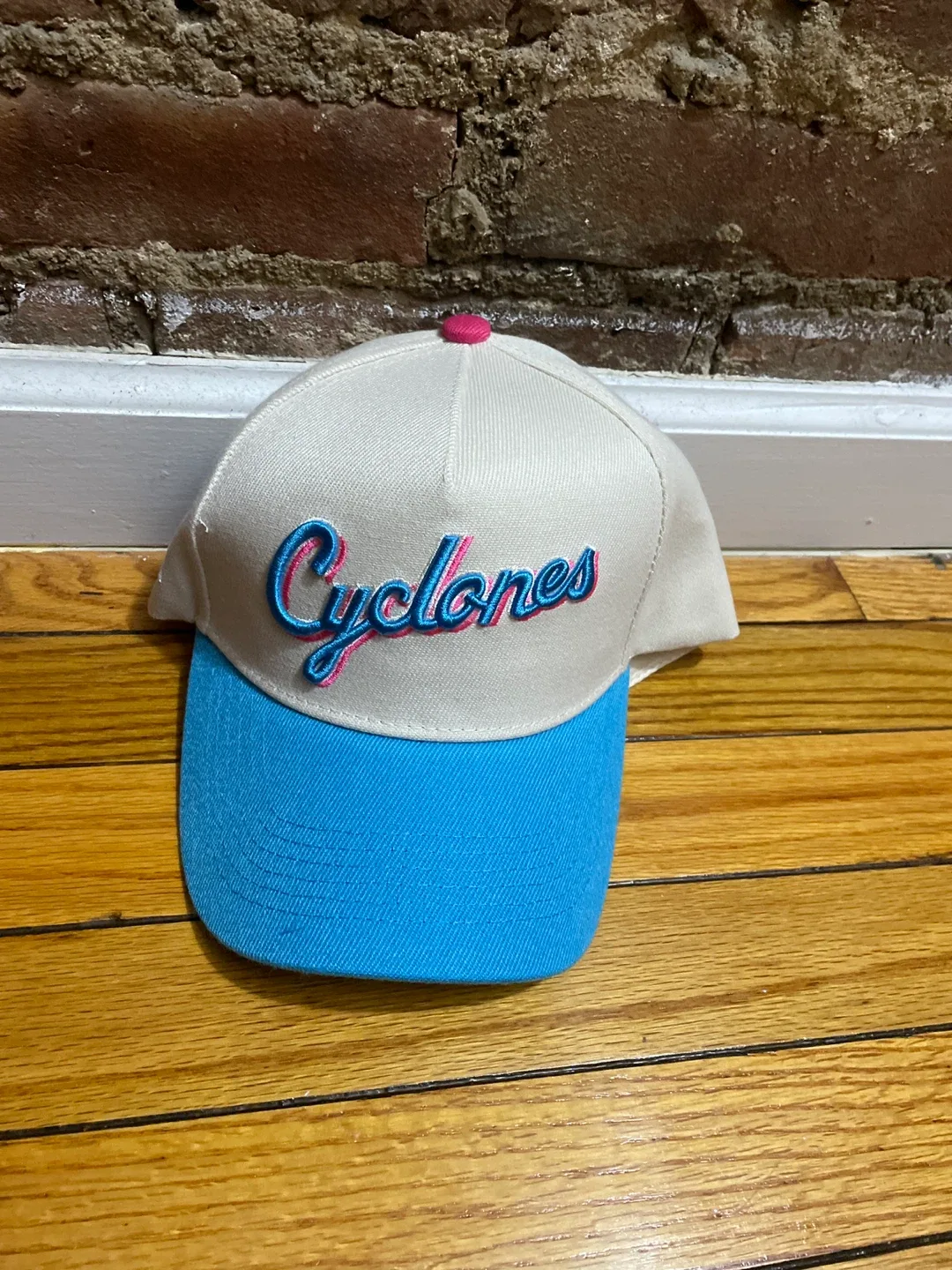 Cyclones Baseball Cap - Blue Pink White
