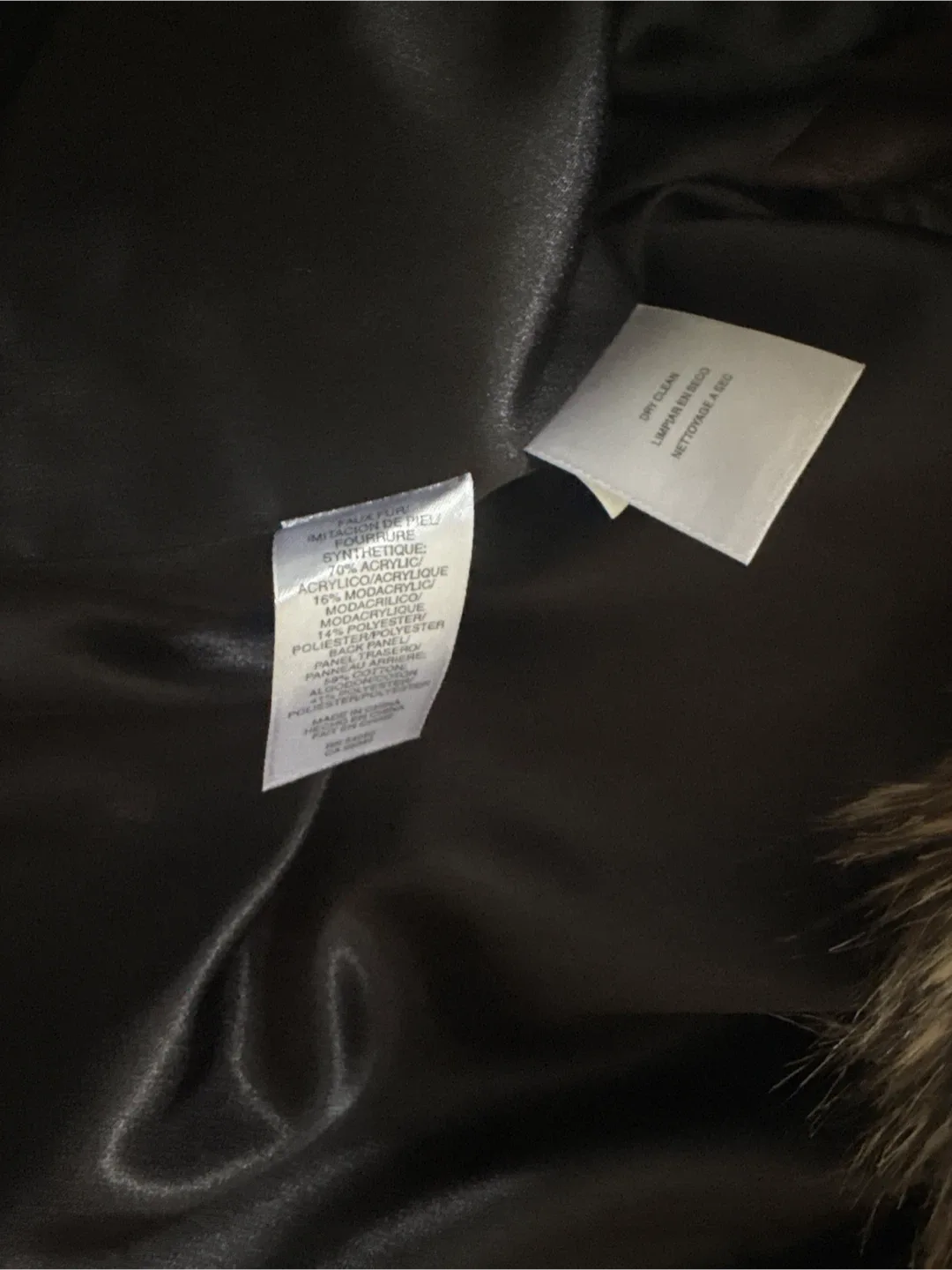 Rachel Roy Faux Fur Vest - Size XS image indicator(4)