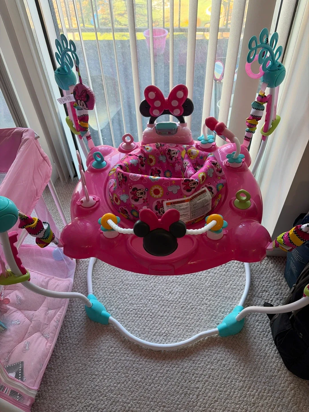 Disney Baby Minnie Mouse Happy Triangles Bouncer