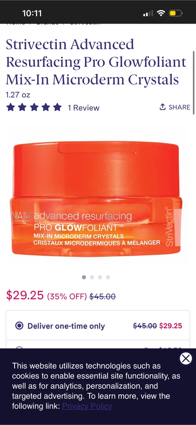 Strivectin Advanced Resurfacing Pro Glowfoliant