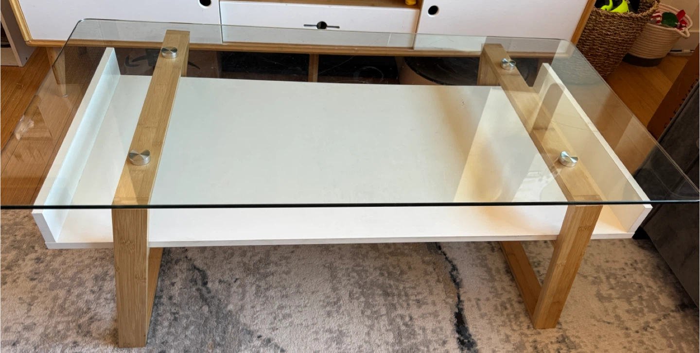 Glass Top Coffee Table