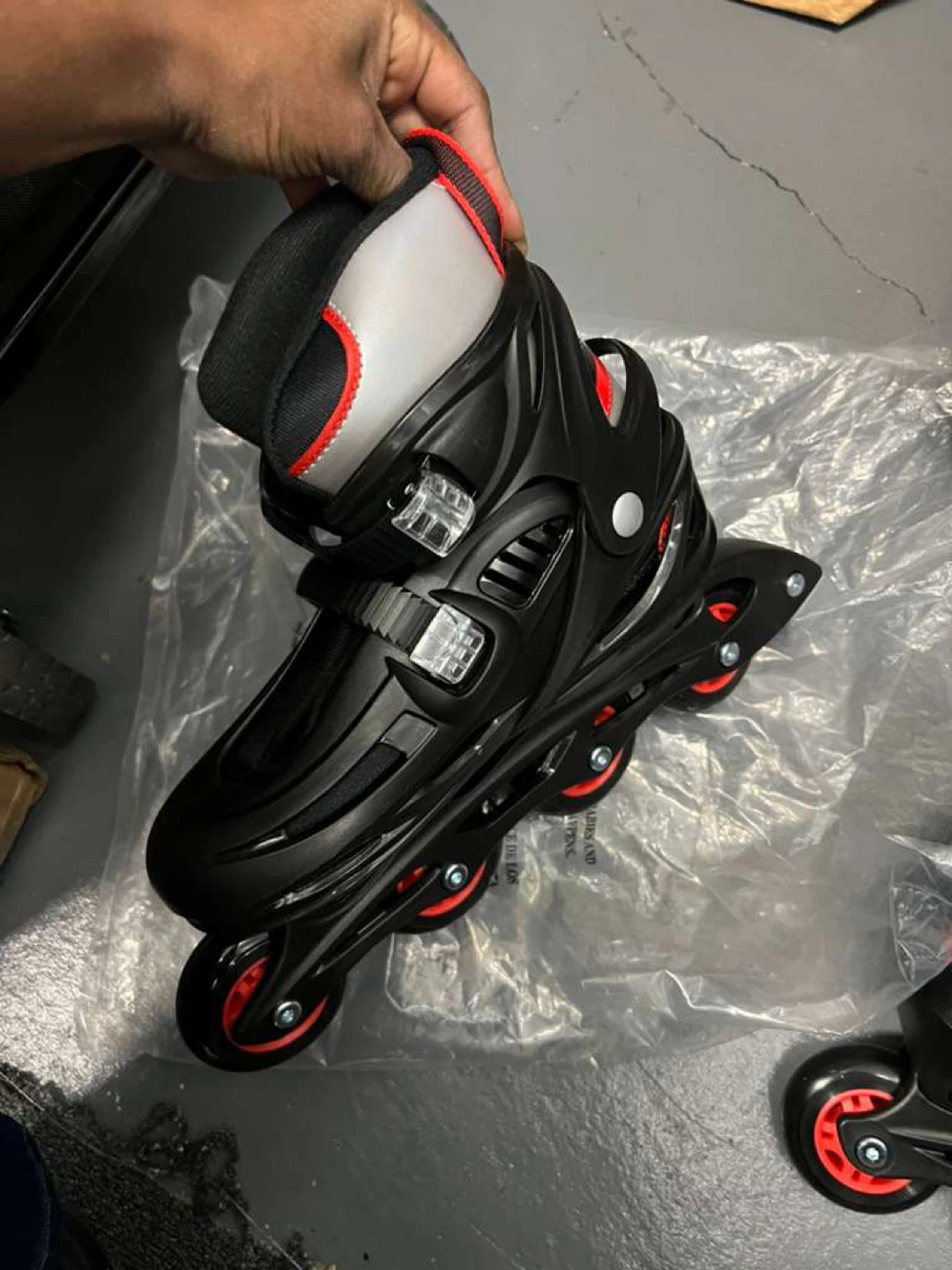 Velocity Inline Skates - Black & Red - photo 3