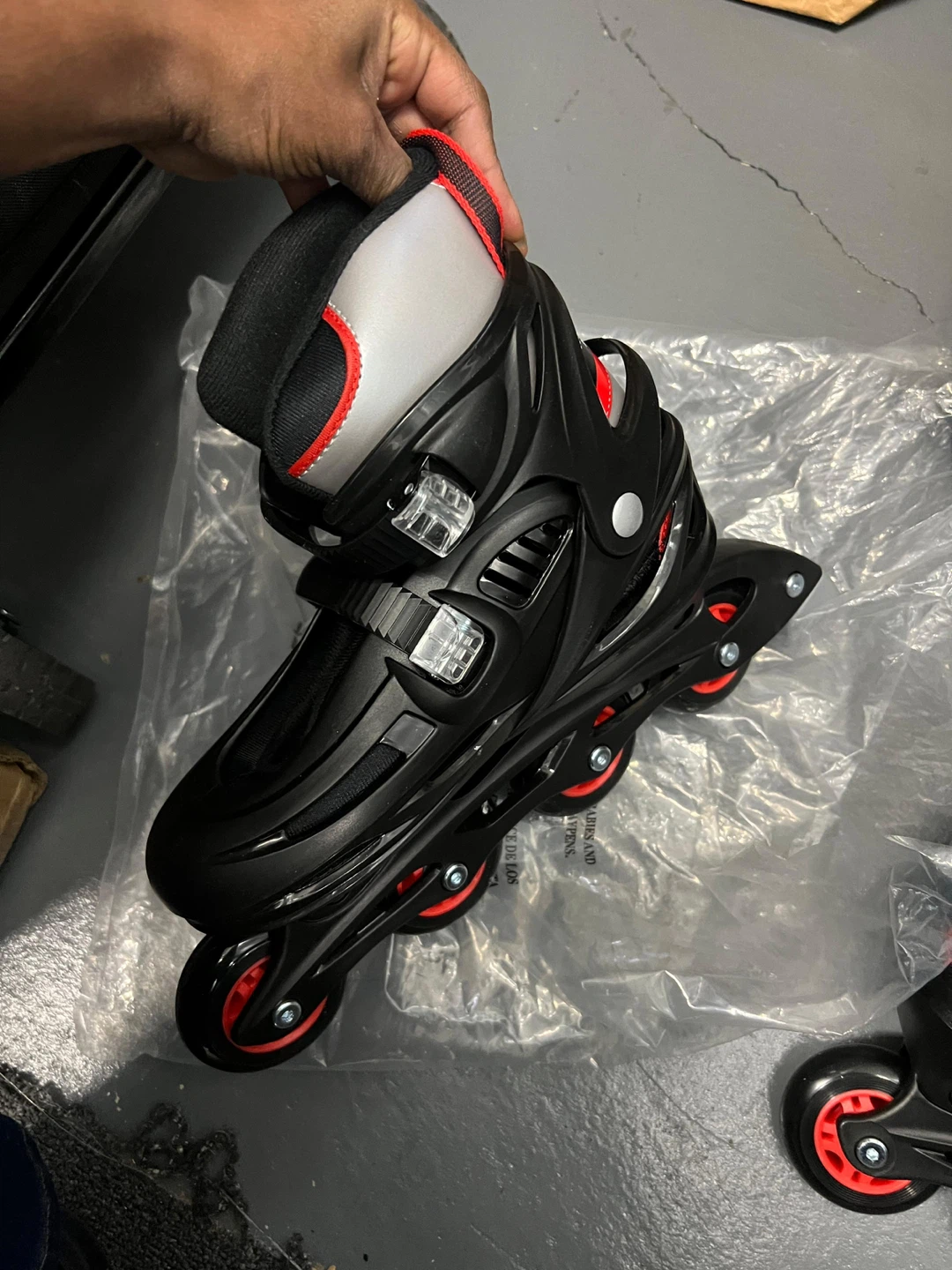 Velocity Inline Skates - Black & Red