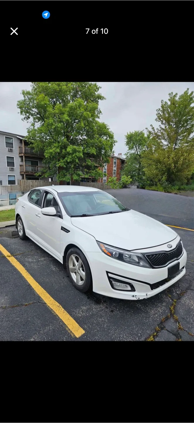 2015 Kia Optima - White Sedan