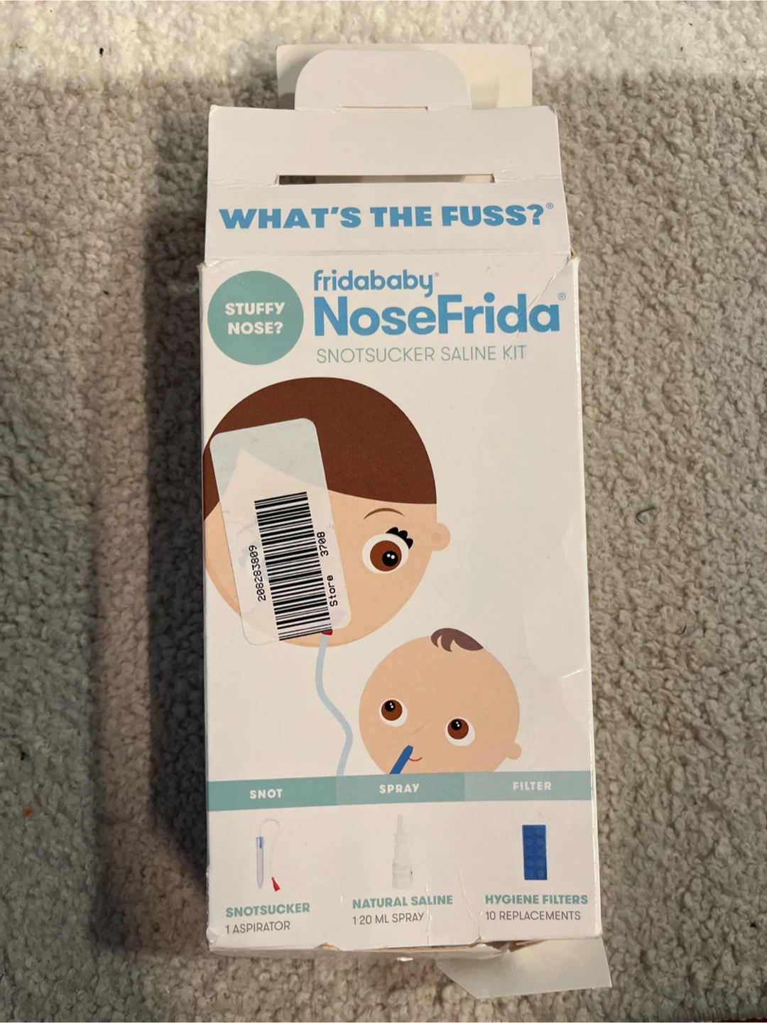 FridaBaby NoseFrida SnotSucker Kit - Used