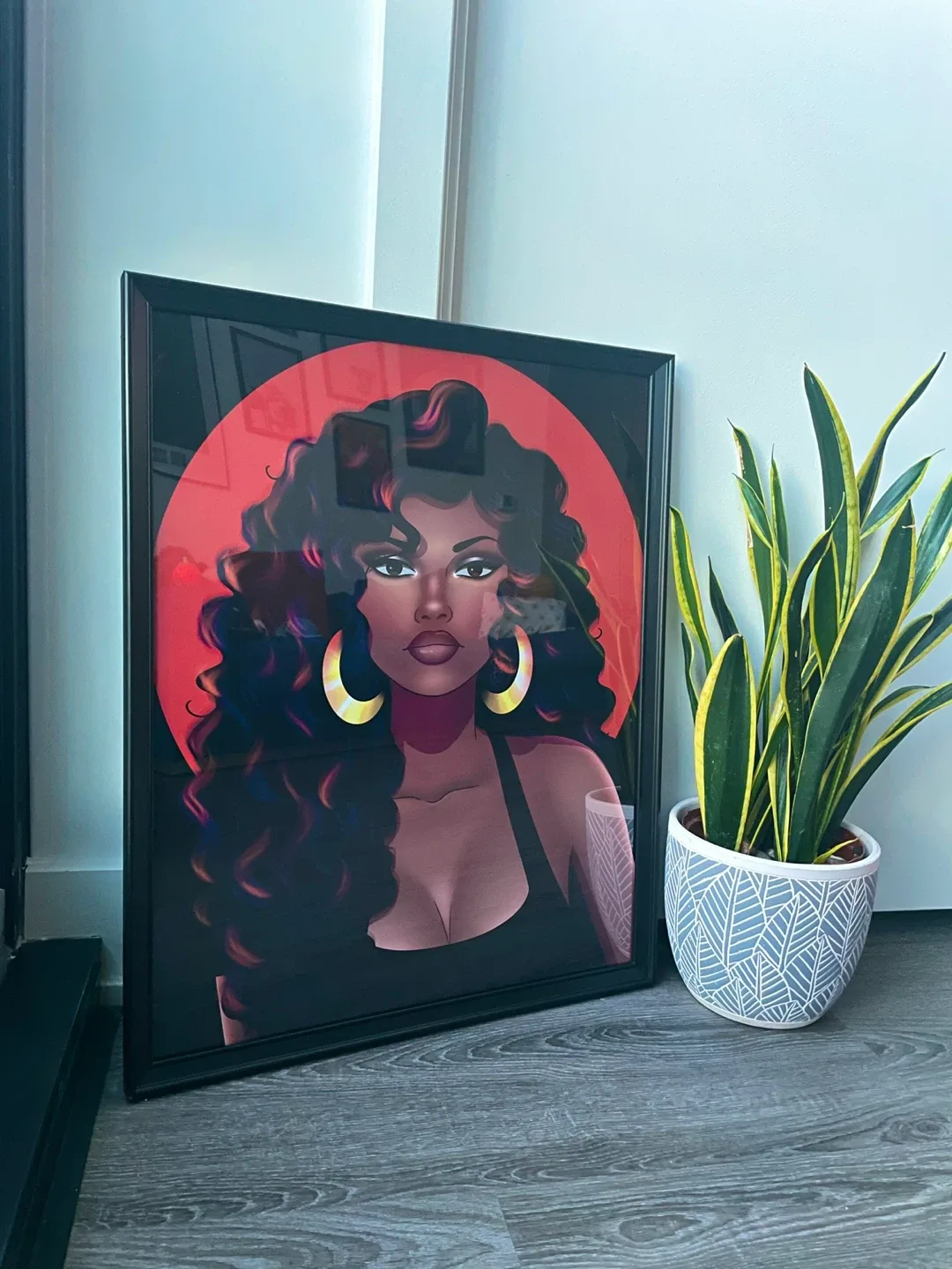 FRAMED ART 16x20 - Blood Moon