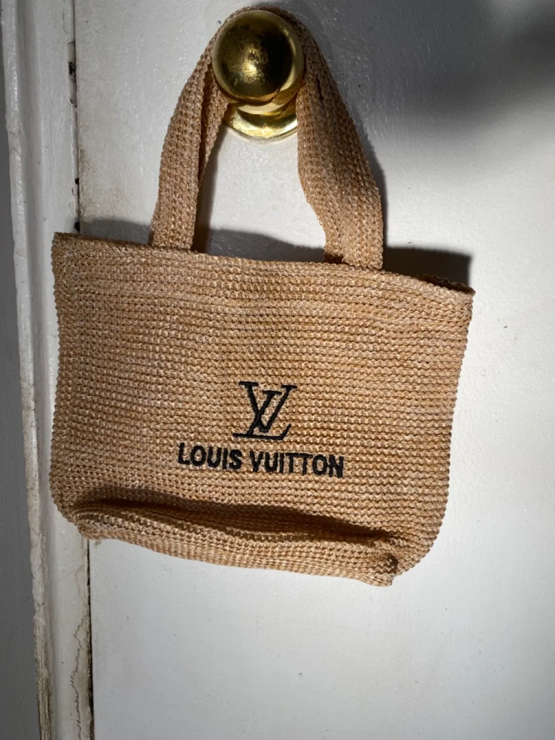 Small Raffia Tote Bag