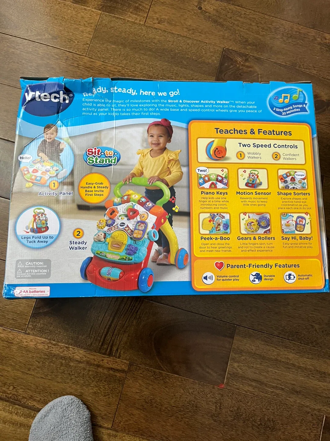 VTech Sit-to-Stand Stroll & Discover Activity Walker image indicator(6)