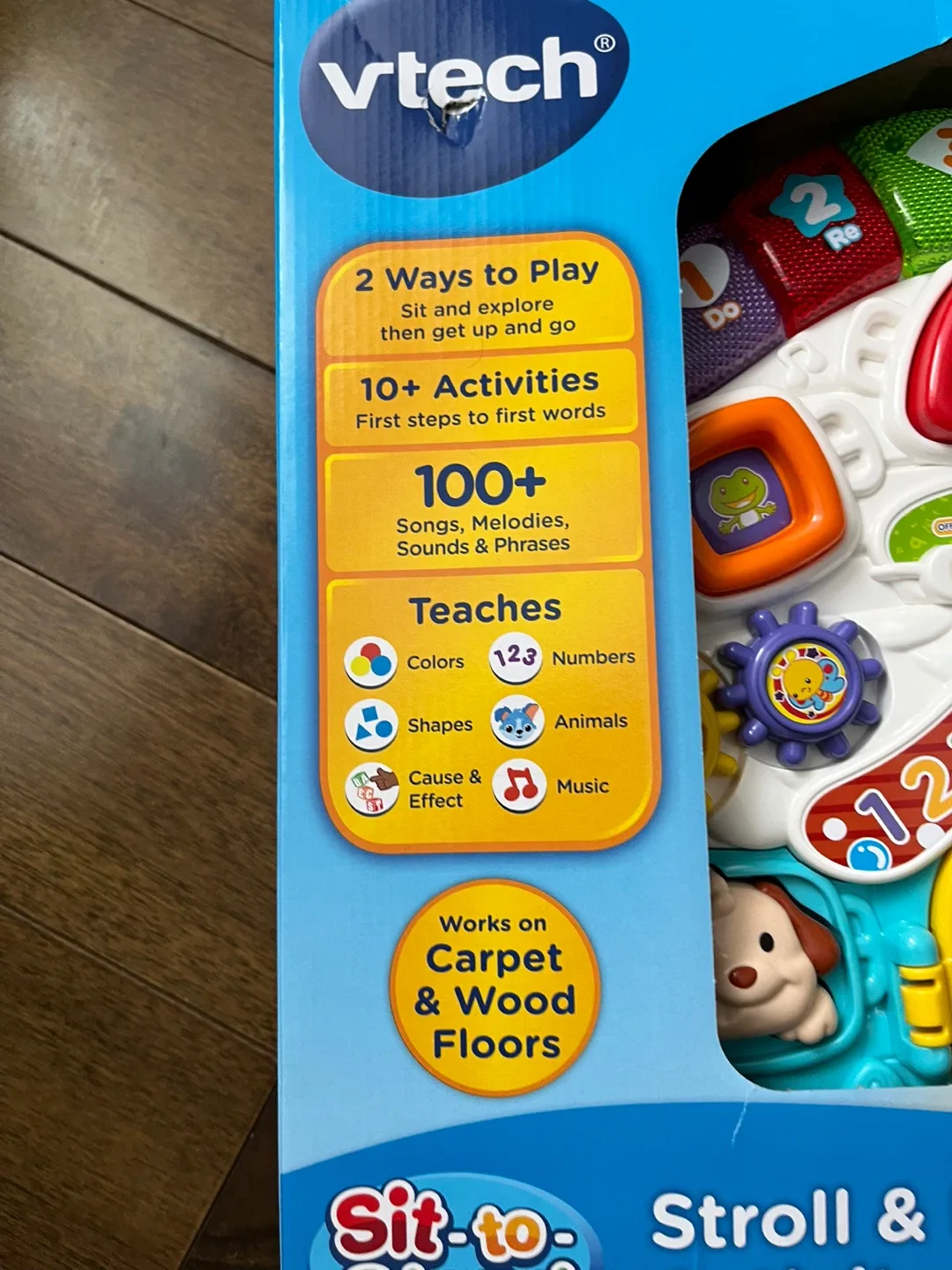 VTech Sit-to-Stand Stroll & Discover Activity Walker image indicator(3)