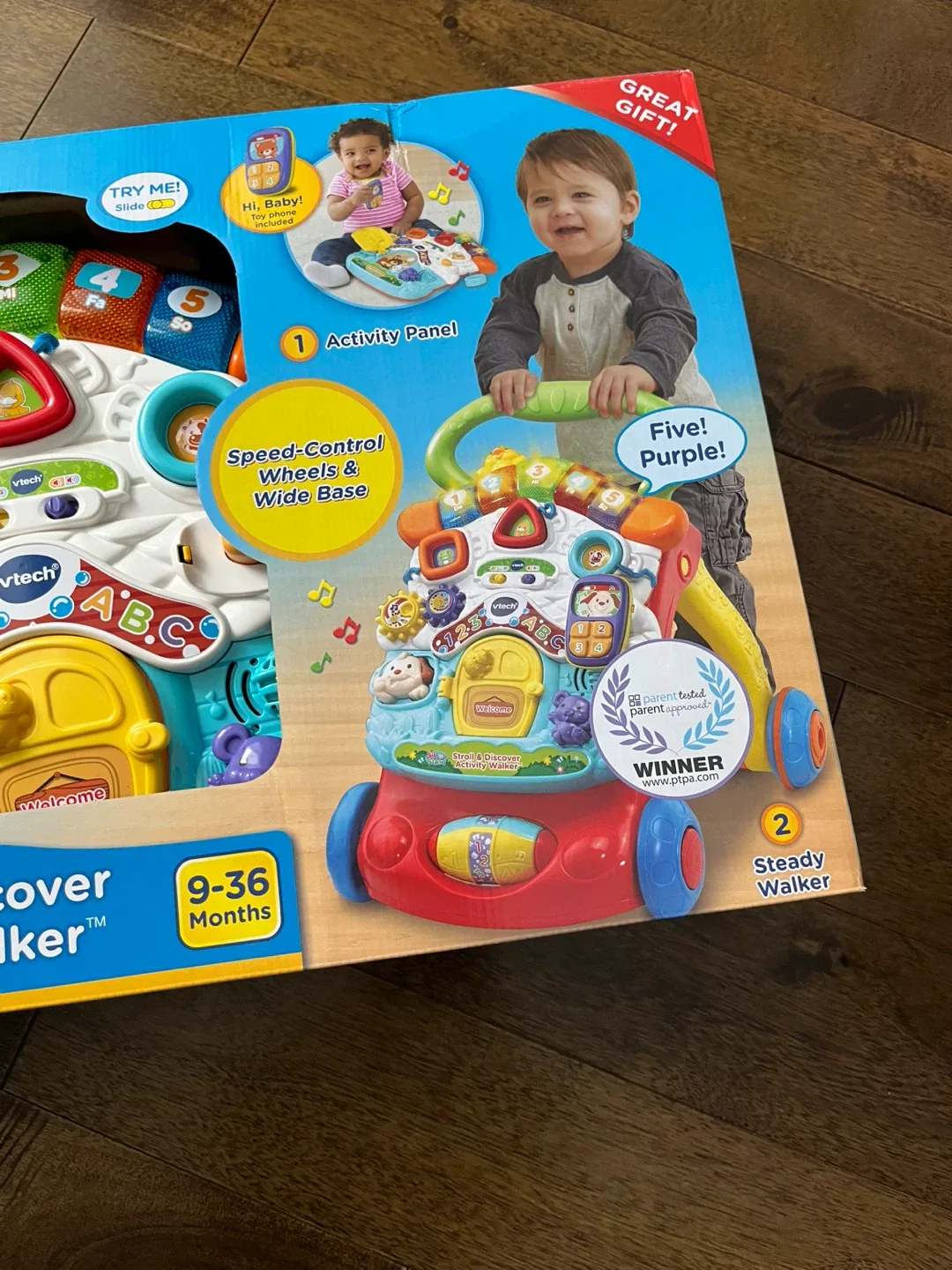 VTech Sit-to-Stand Stroll & Discover Activity Walker image indicator(4)