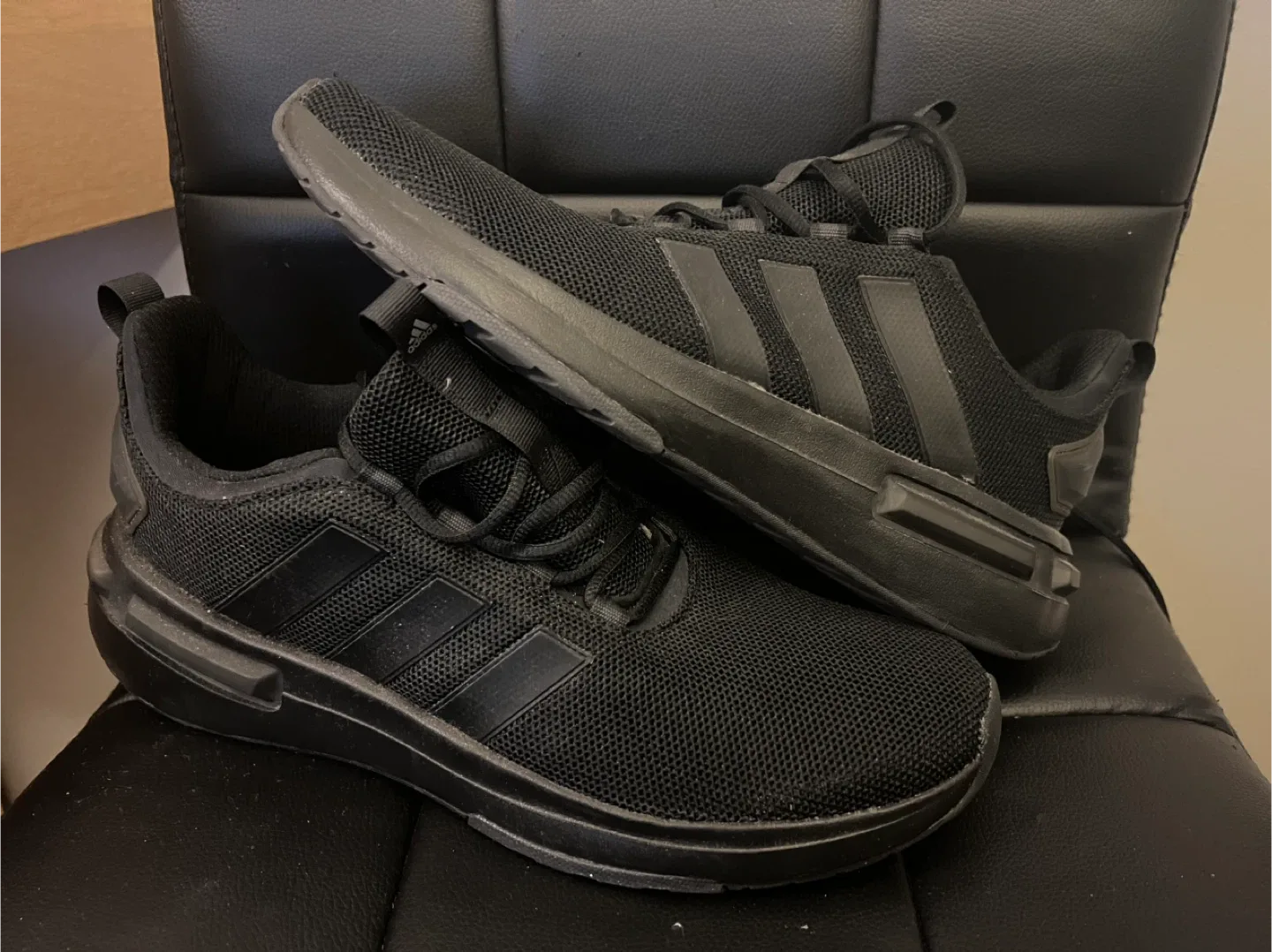Adidas Black Running Shoes - Size 12 M