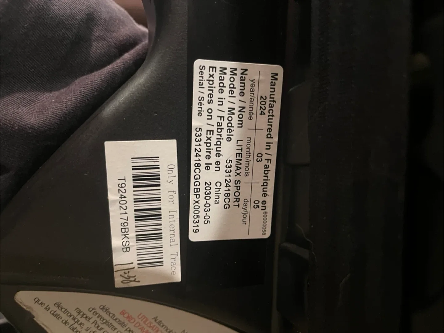 Evenflo LiteMax Sport Infant Car Seat image indicator(3)