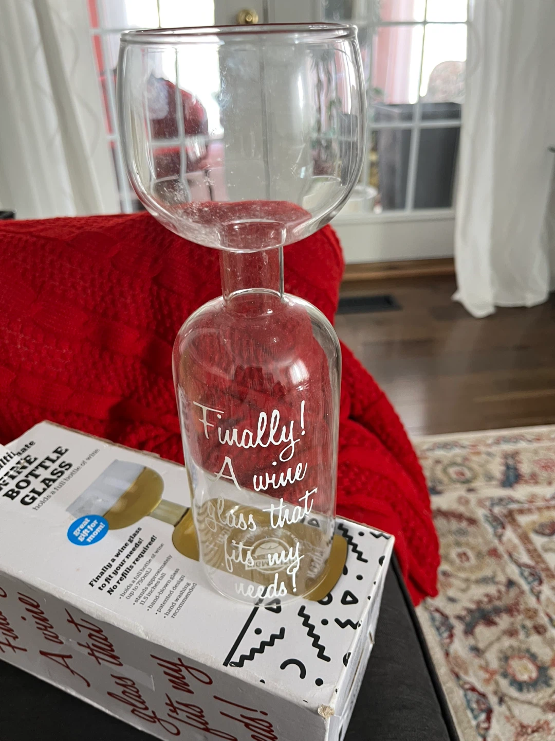 BigMouth Inc. Wine Bottle Glass - photo 2
