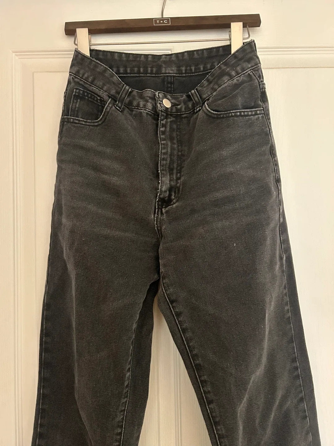 Black Baggy Denim Jeans