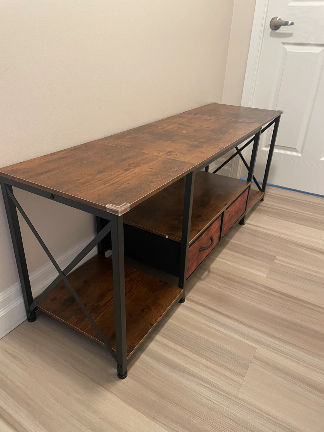 Brown & Black Console Table - photo 3