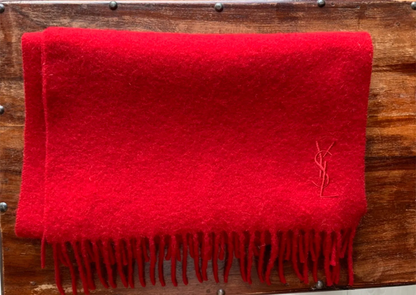 Yves Saint Laurent Vintage Wool Scarf image indicator(6)