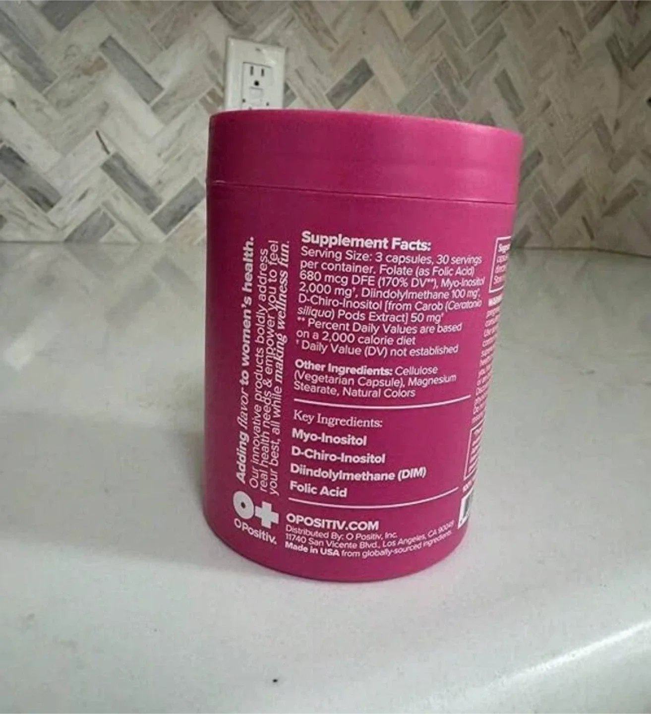 O Positiv FLO Ovarian Support Vitamin Capsules image indicator(5)