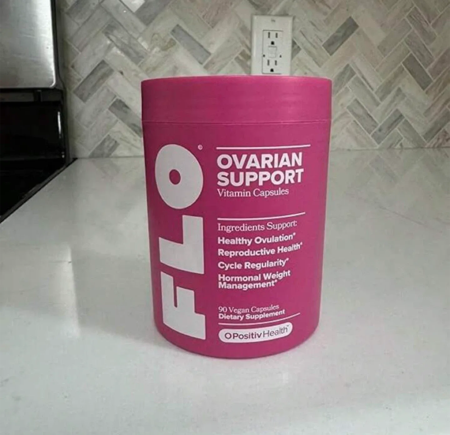 O Positiv FLO Ovarian Support Vitamin Capsules image indicator(4)