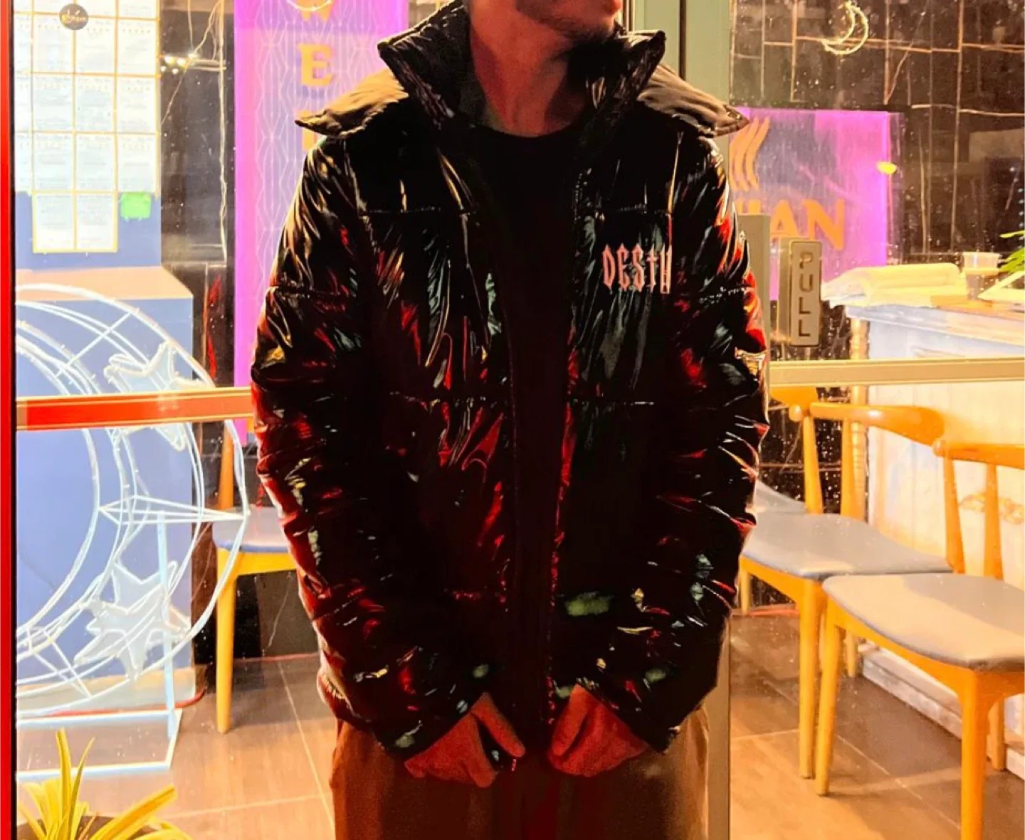 Destiny Black Puffer Jacket