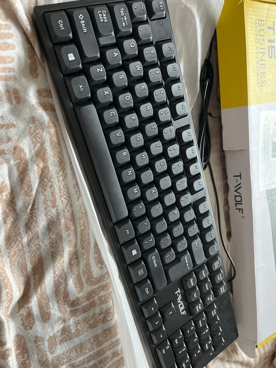T-Wolf T15 Business Wired Keyboard - New in Box - photo 2