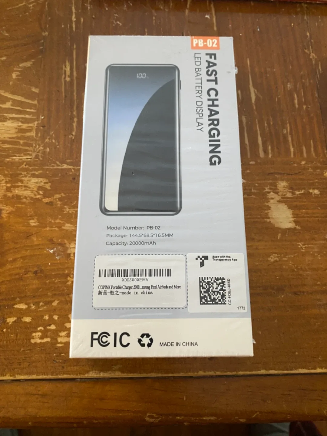 New PB-02 20000mAh Portable Charger image indicator(2)