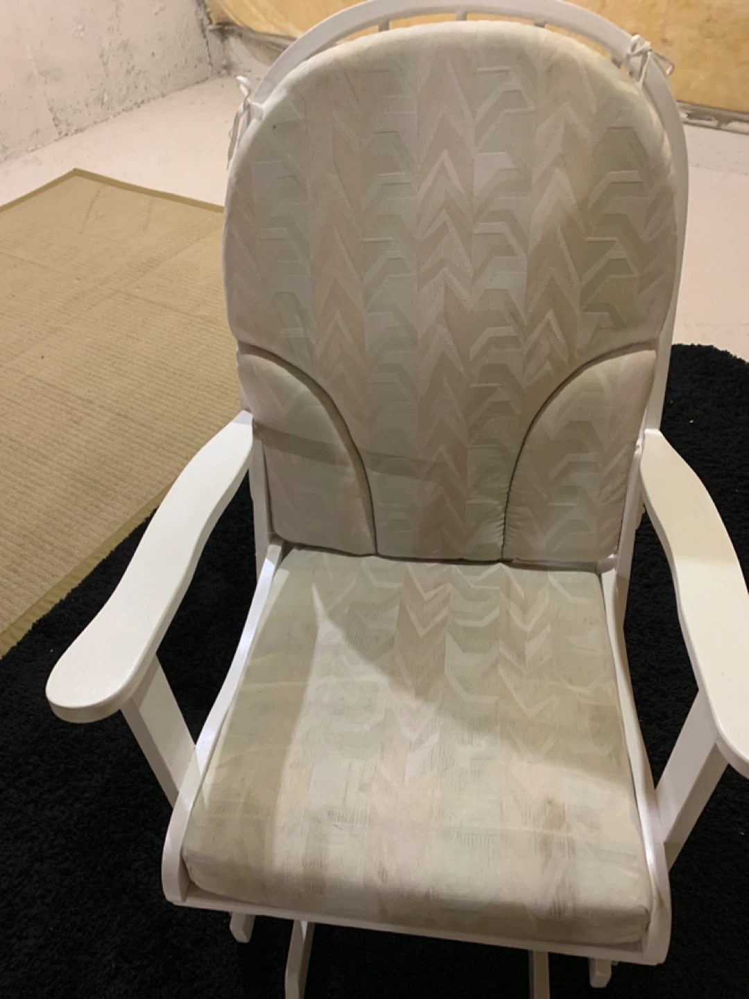White Glider Rocking Chair