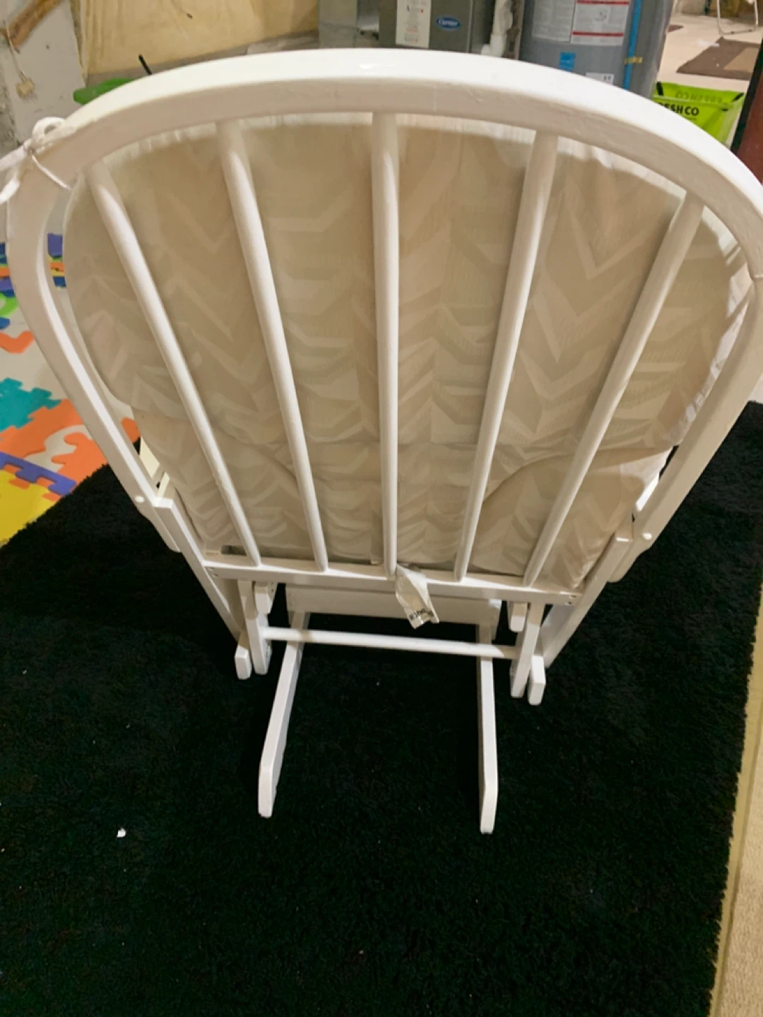 White Glider Rocking Chair - photo 2