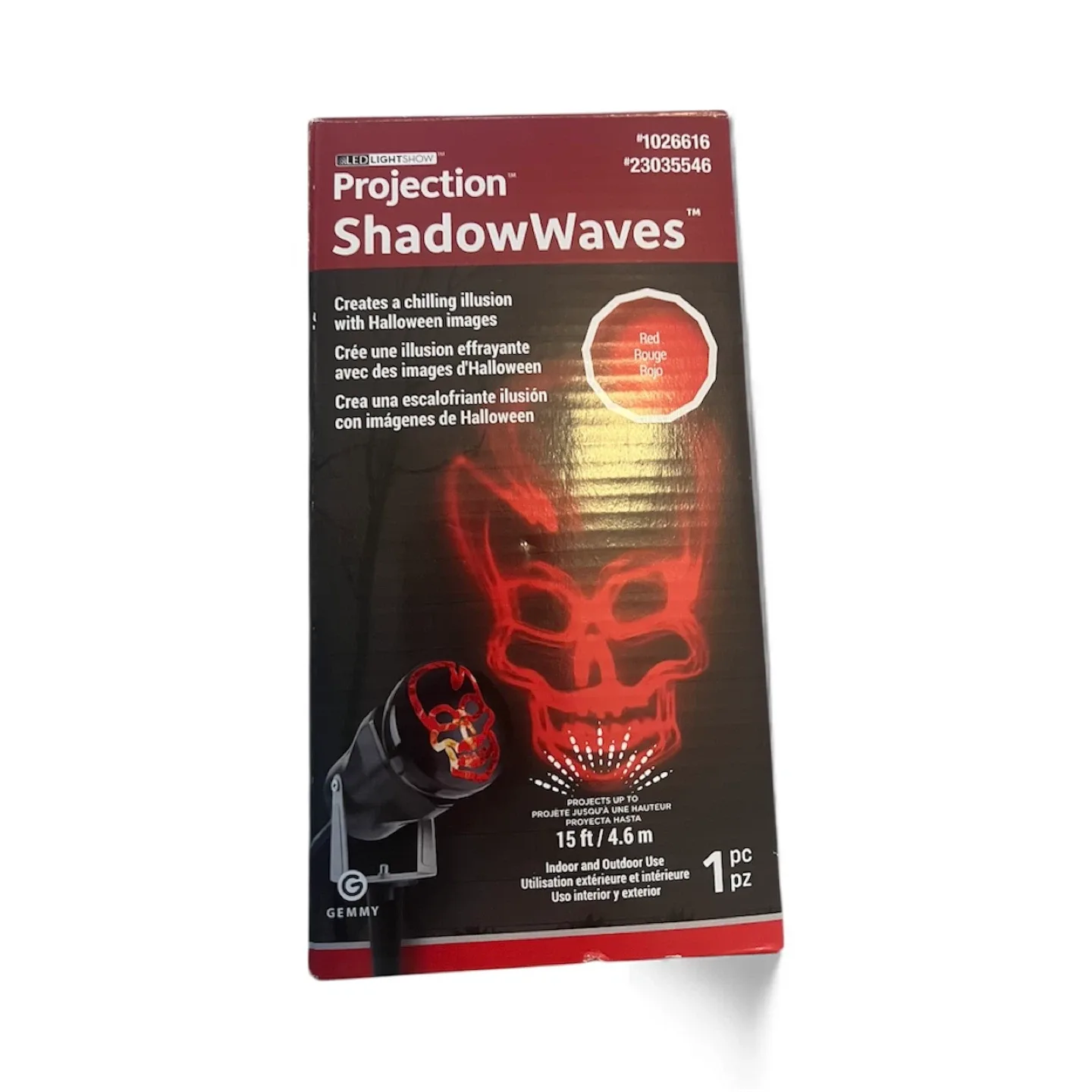 Gemmy ShadowWaves Projection Light - Halloween Decor image indicator(2)