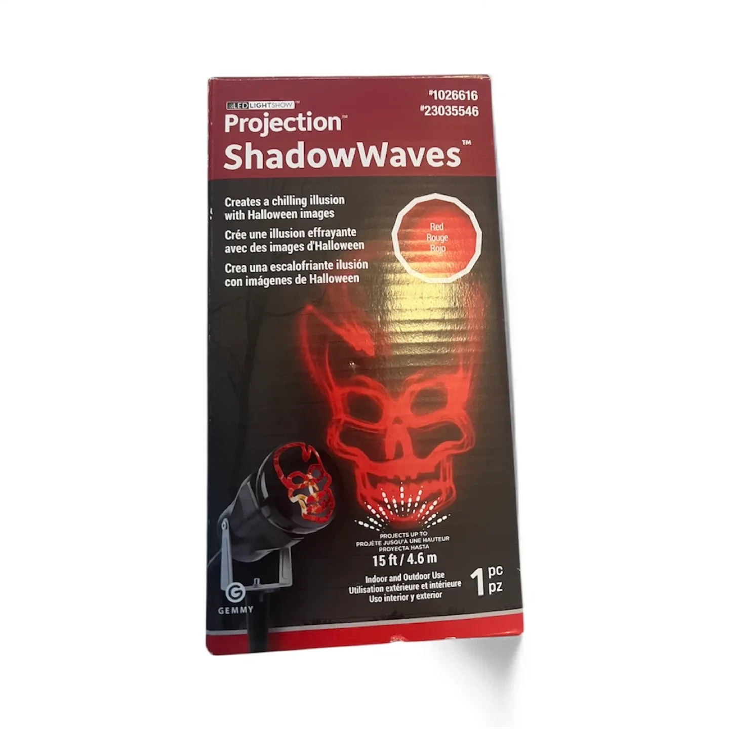 Gemmy ShadowWaves Projection Light - Halloween Decor