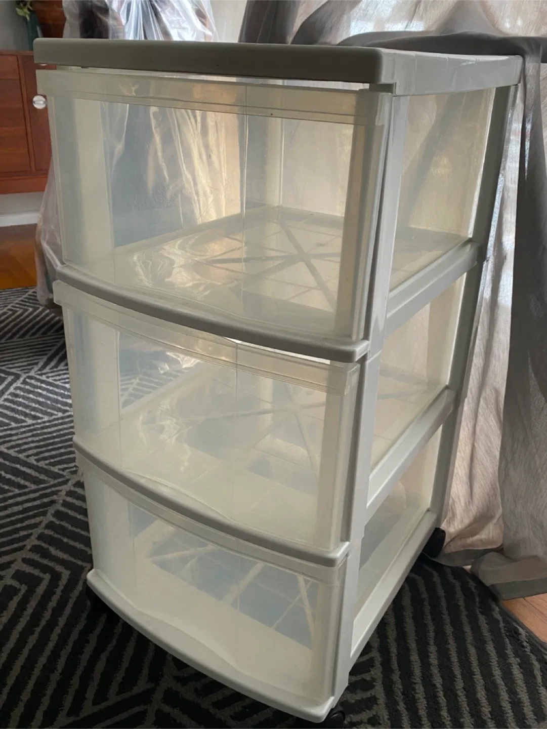 Gracious Living 3-Drawer Storage Cart