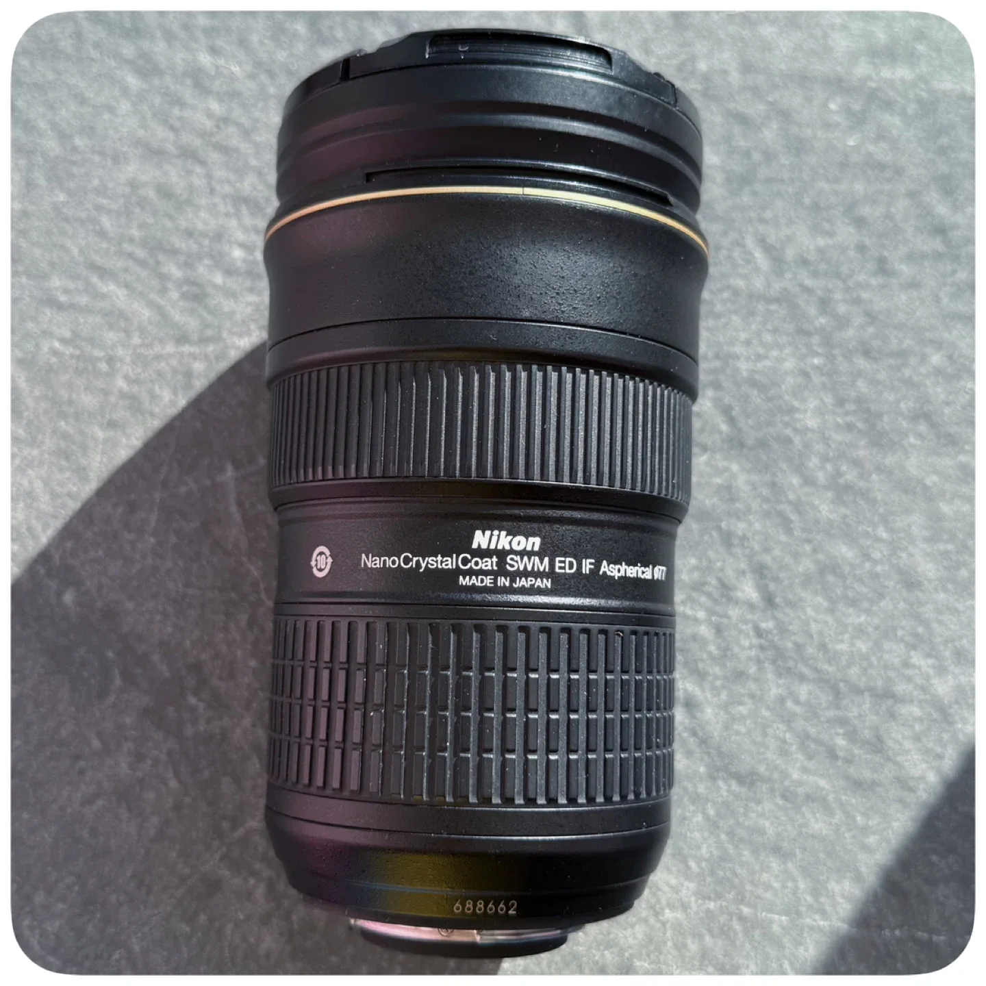 NIKON AF-S NIKKOR 24-70MM 1:2.8G ED LENS - PRE-OWNED image indicator(8)