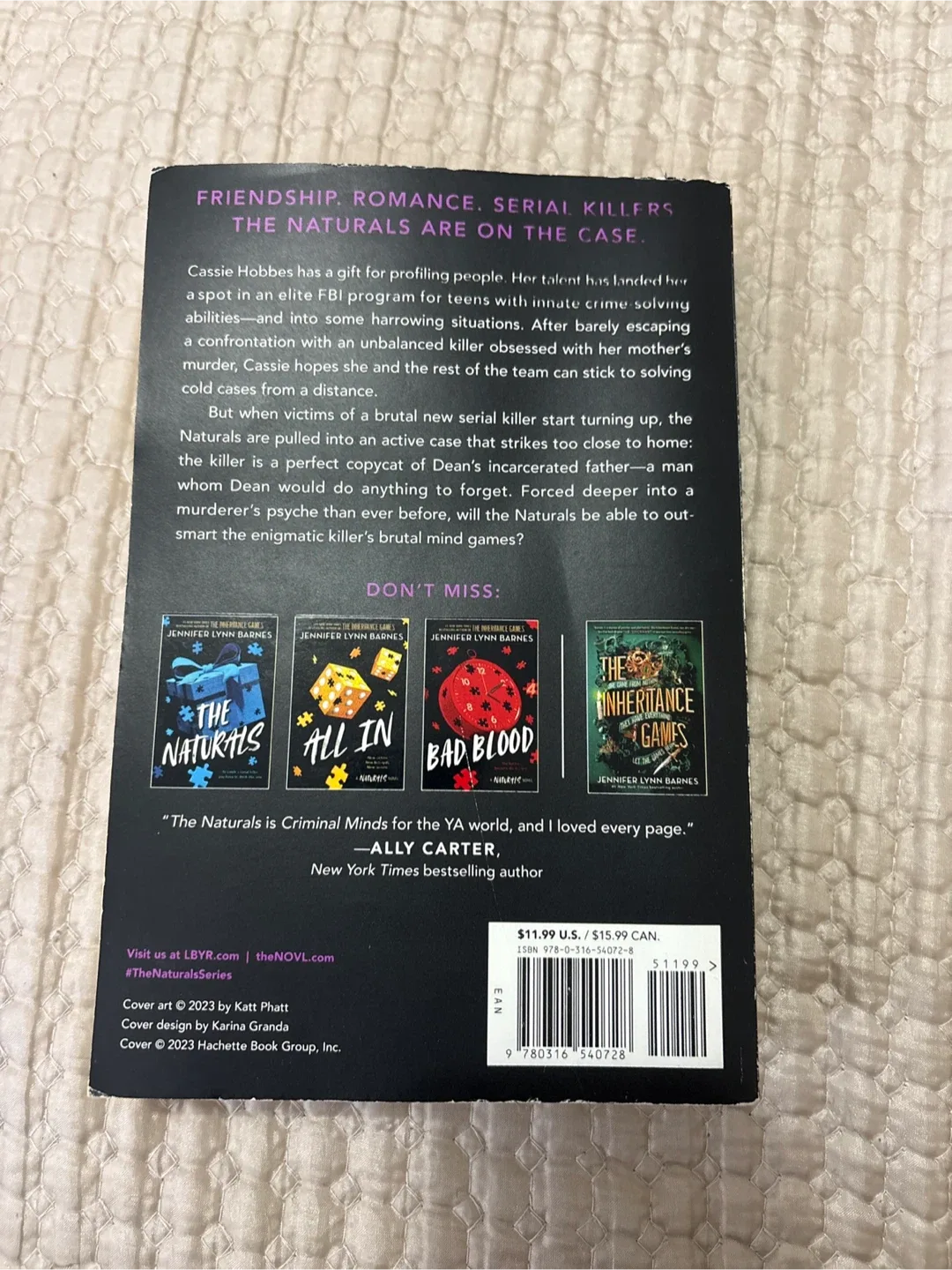 Killer Instinct: A Naturals Novel by Jennifer Lynn Barnes image indicator(2)