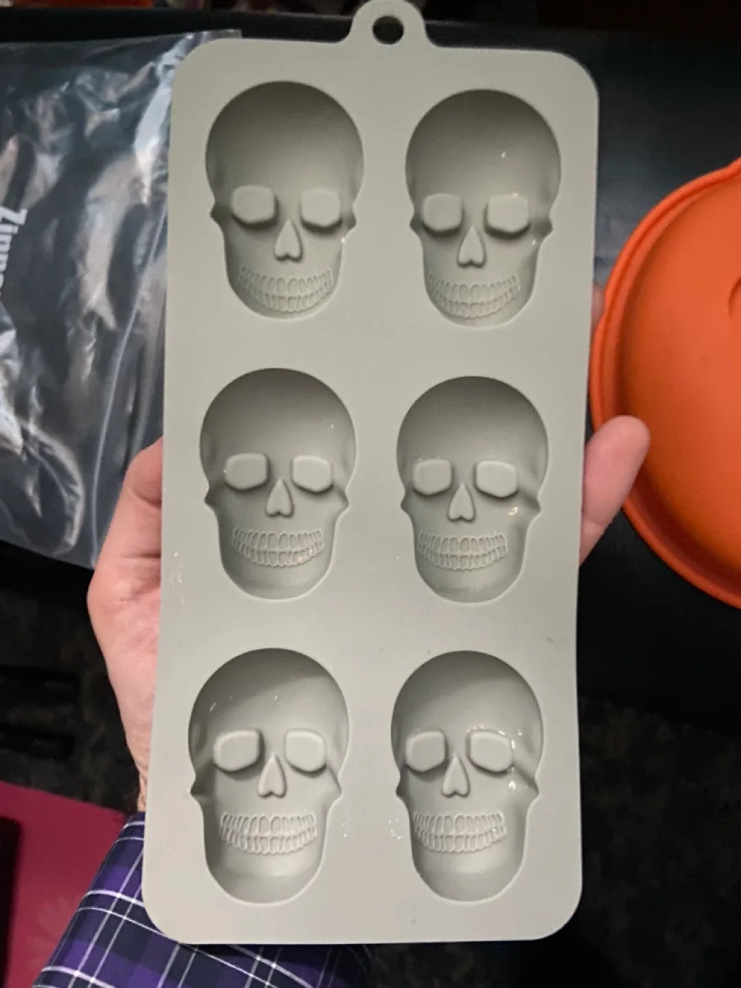 Halloween baking  Molds - Skull & Pumpkin image indicator(3)