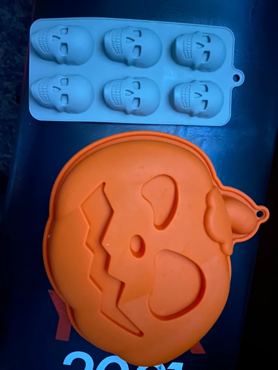 Halloween baking  Molds - Skull & Pumpkin - photo 2