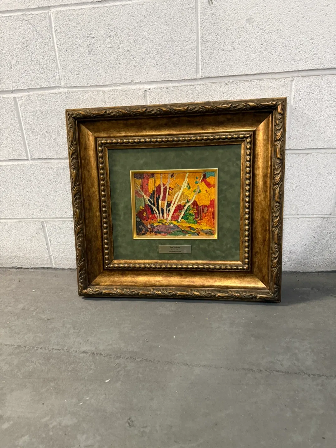 Tom Thomson Autumn Birches Framed Print