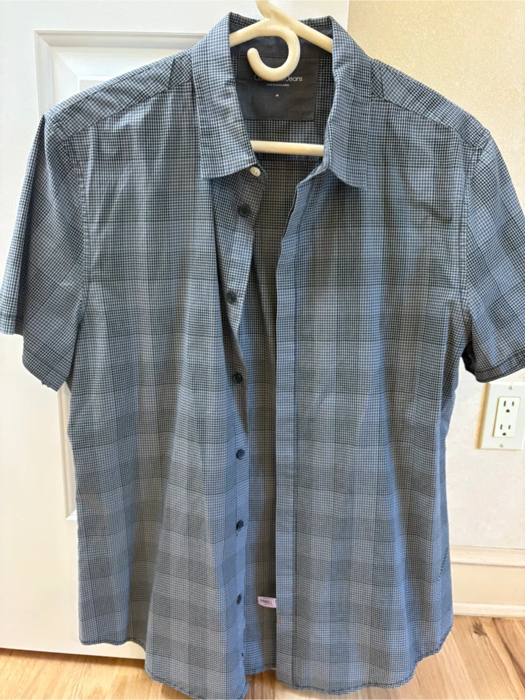 Calvin Klein Jeans Plaid Shirt - Size M image indicator(6)