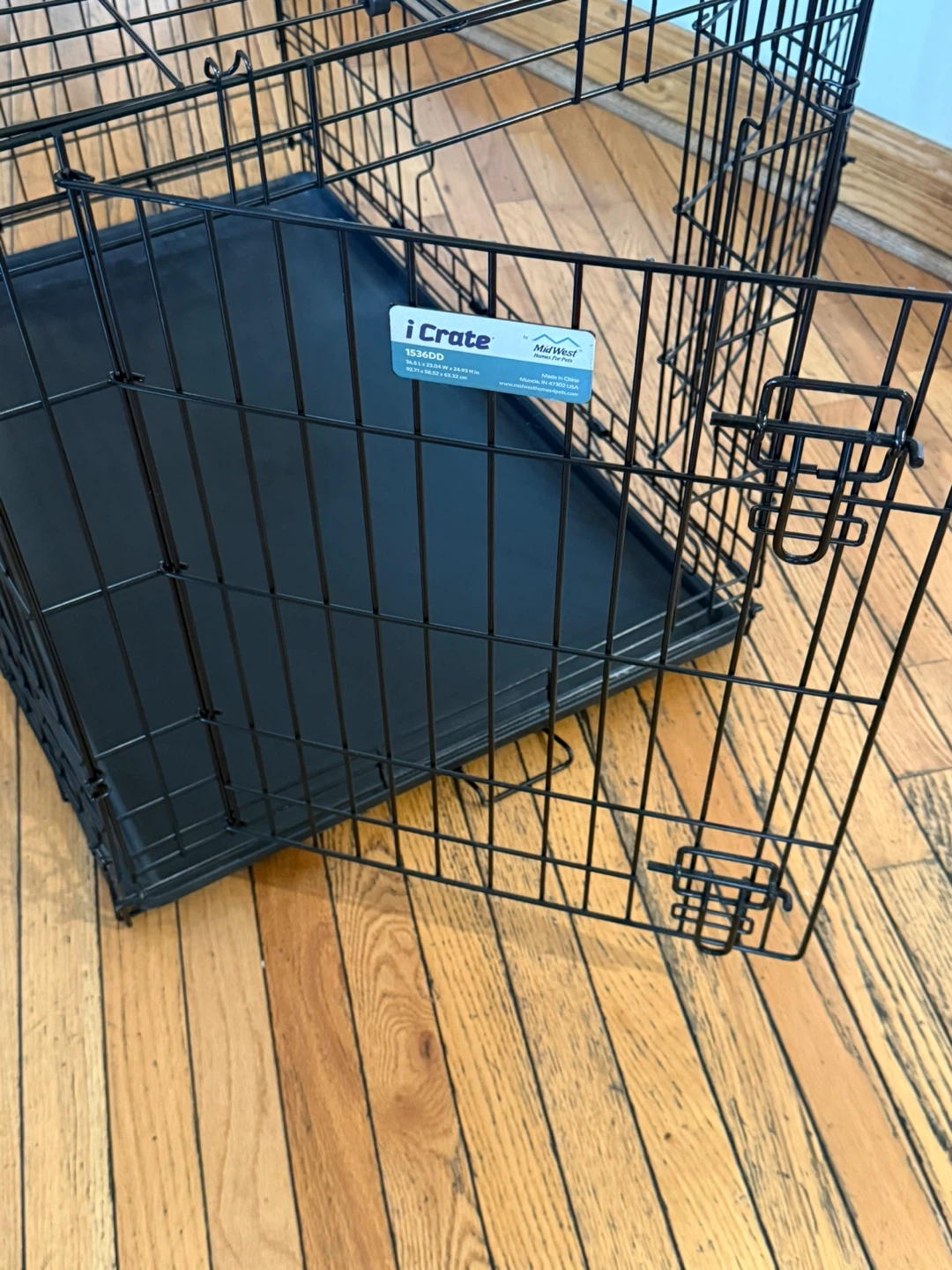 MidWest iCrate Double-Door Dog Crate – Large