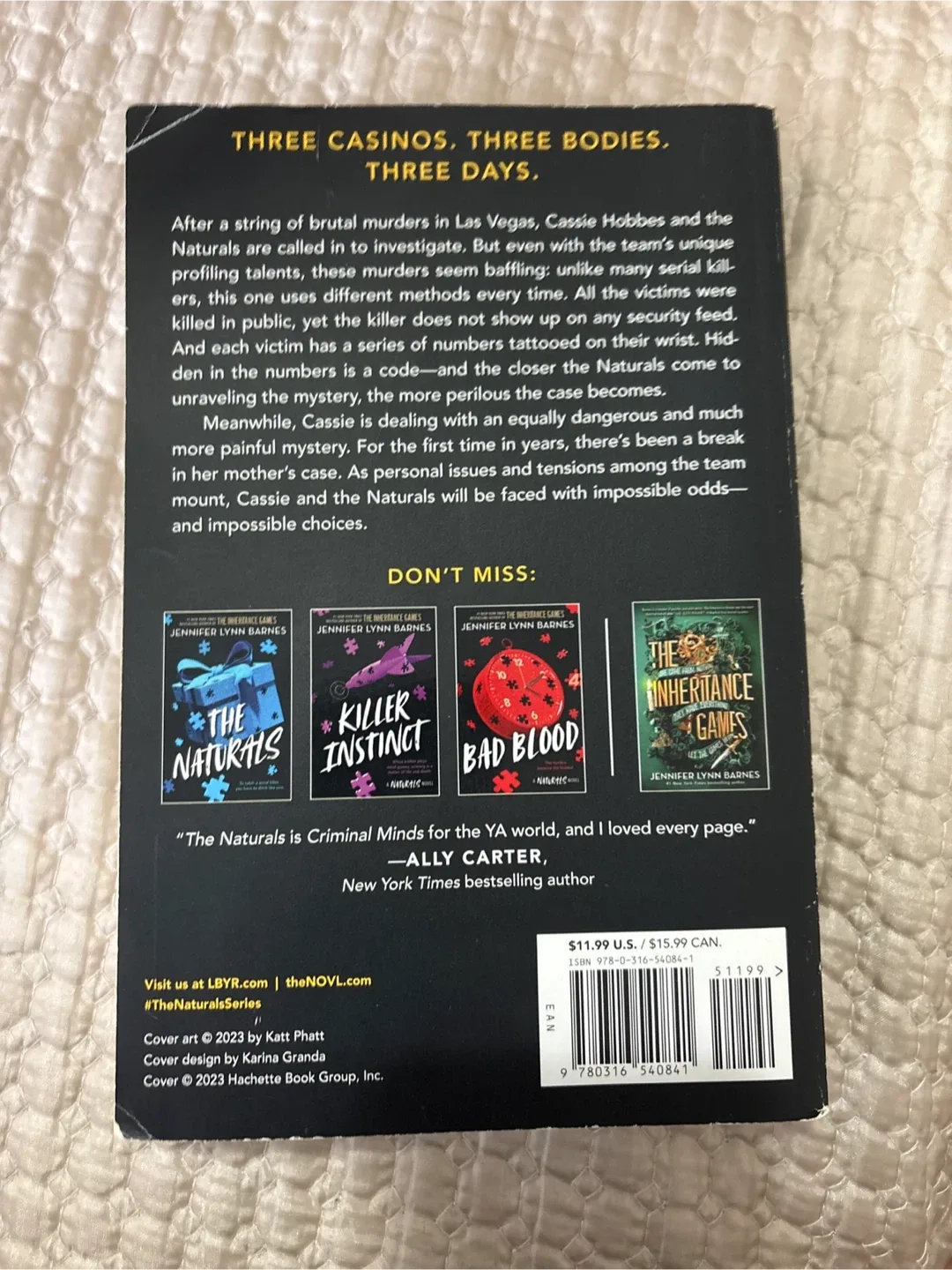 All In: A Naturals Novel by Jennifer Lynn Barnes image indicator(2)