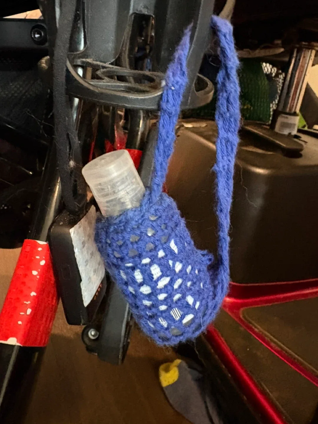 Handmade Crocheted hand sanitizer Bottle Holder