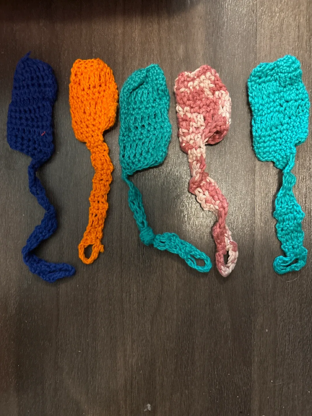 Handmade Crocheted hand sanitizer Bottle Holder image indicator(4)