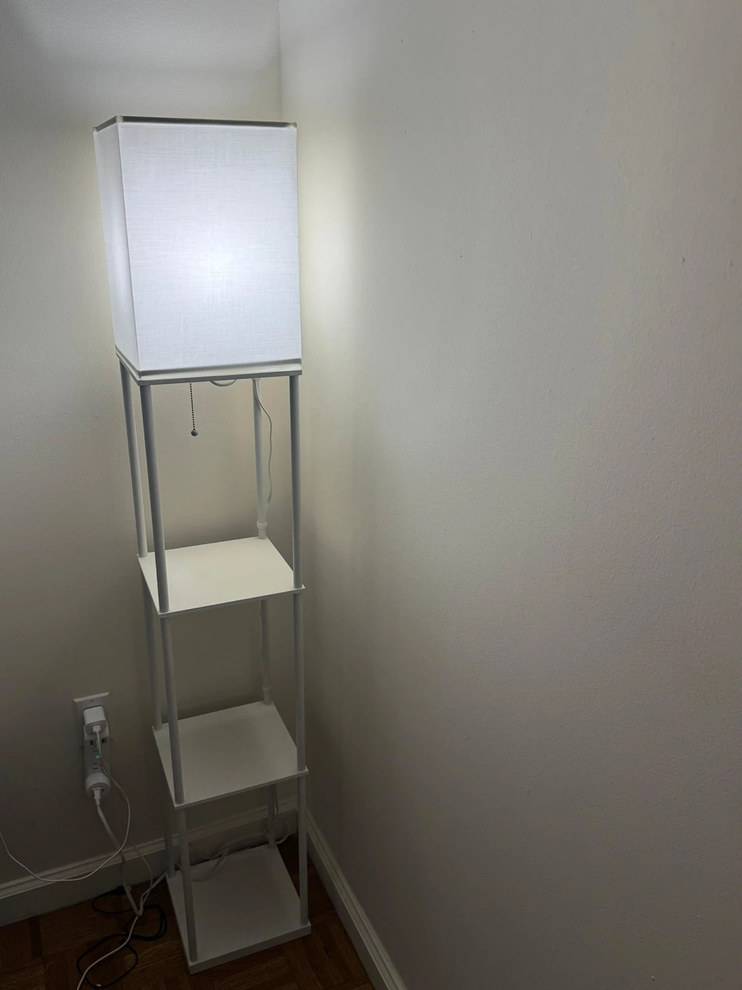 White Shelf Floor Lamp - photo 4