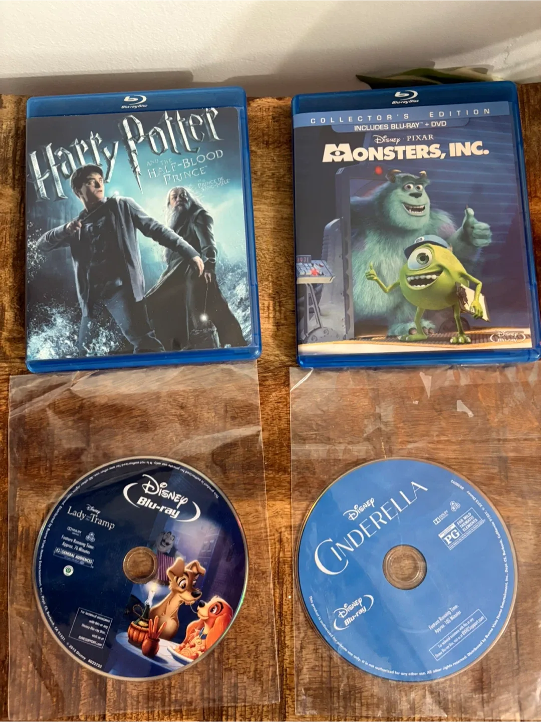 Blue Ray (price individually)