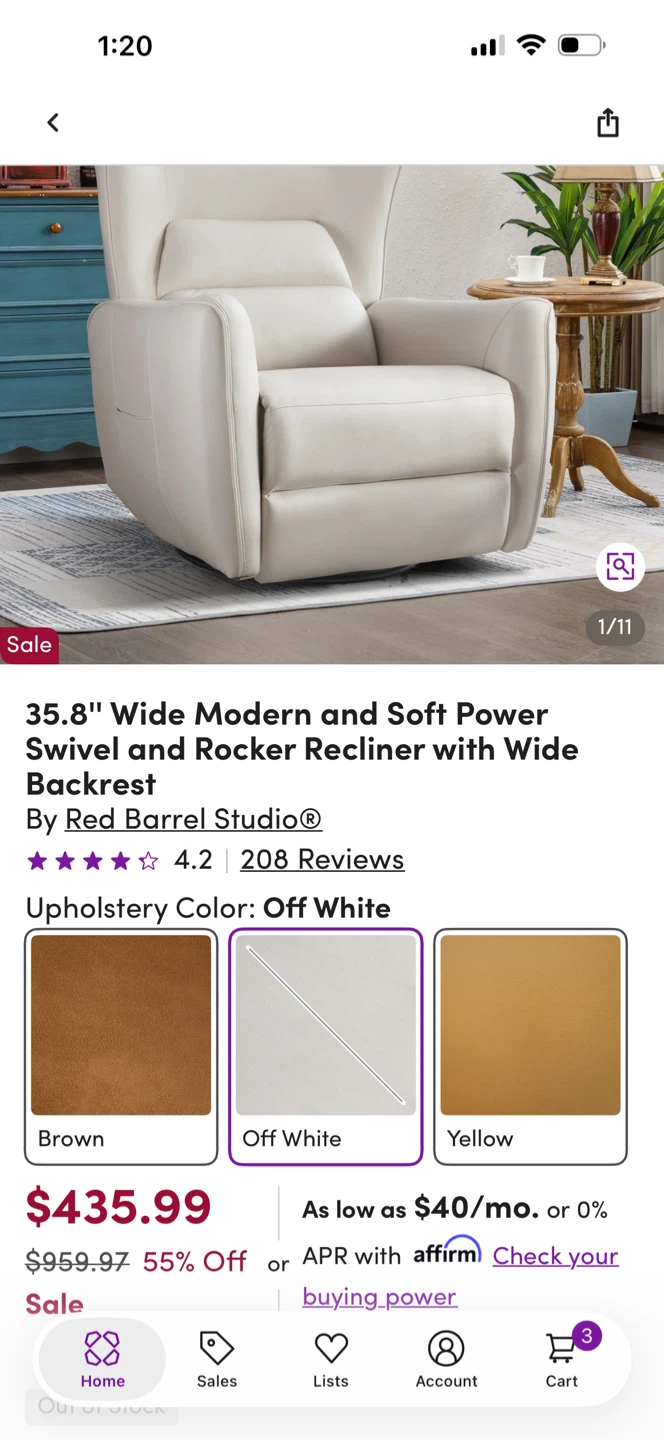 Selling wingback , swivel recliner chair - photo 3
