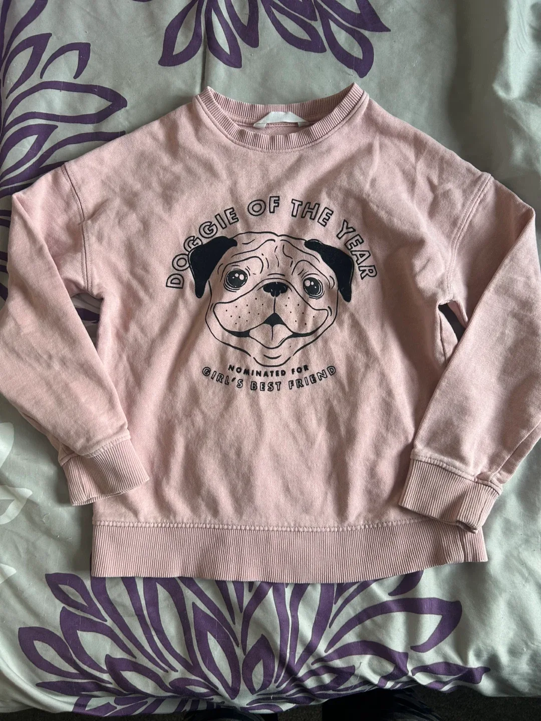 MNG Kids Pink "Doggie of the Year" Sweatshirt